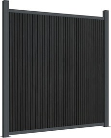 vidaXL Πάνελ Περίφραξης Γκρι 1391 x 186 εκ. από WPC