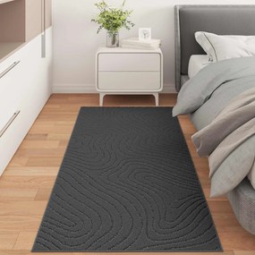 vidaXL Χαλιά χώρου Ορθογώνιος PALMERAS Ανθρακί 150 x 80 cm Πολυεστέρας