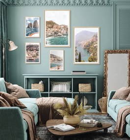 Σύνθεση κάδρων φυσικό ξύλο Sea View PST048