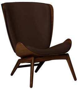 Πολυθρόνα The Reader Hope Leather 5701C5502-11 78x91x105cm Dark Oak Brown