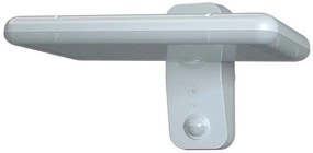 Ηλιακό Επιτοίχιο Φωτιστικό Κήπου LED KEEPER 15W 2000lm IP65 με Αισθητήρα Κίνησης PIR Φυσικό+Ψυχρό Λευκό Άσπρο 10316 VTAC 10316 Λευκό