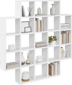 vidaXL Ράφι Τοίχου Λευκό 100 x 13 x 100 εκ Επεξεργασμένο Ξύλο