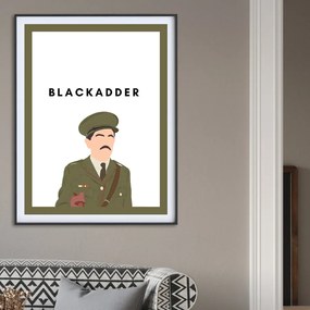 Πόστερ &amp; Κάδρο Blackadder MV130 30x40cm Μαύρο Ξύλινο Κάδρο (με πόστερ)