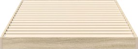 vidaXL Κρεβάτι δαπέδου Σονόμα 75 x 190 cm Επεξεργασμένο Ξύλο