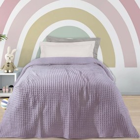Κουβέρτα Παιδική Πικέ 1203 Lila Das Home Μονό 160x220cm 100% Βαμβάκι