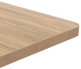 vidaXL Τραπέζι Bistro Ανοιχτό Καφέ 50 x 50 εκ. από MDF