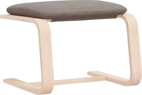 vidaXL Υποπόδιο Taupe 51 x 41 x 40 εκ. Υφασμάτινο