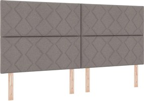 vidaXL Κεφαλάρι Taupe 200 cm ύφασμα