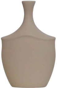 Βάζο Canteen 230TRV1368 15x7x25cm Beige Aberto Design Κεραμικό