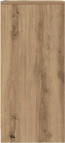 vidaXL Ντουλάπι τεχνίτης Δρυς 29,5x34x76 εκ. Επεξεργασμένο Ξύλο