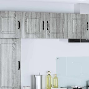 vidaXL Πάνελ πλυντηρίου πιάτων Kalmar 2 pcs Γκρίζο Σονομα