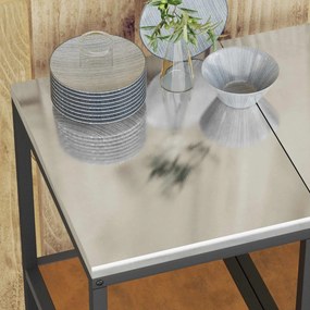vidaXL Ράφι Κουζίνας HATTEM Σκ rusty 40 x 50 x 92 εκ Ατσάλι