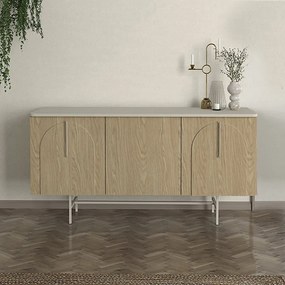 Μπουφές Rebel Megapap χρώμα rota oak - sandstone 150x45x76,5εκ.-GP042-0287,1
