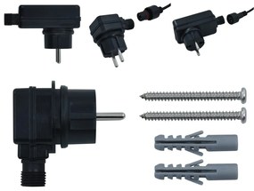 vidaXL Καθρέφτης Μπάνιου με LED/Αισθητήρα Αφής και Οθόνη Ώρας 100x60εκ