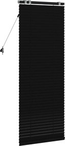 vidaXL Βενετσιάνικη Σκίαση Μαύρο 60 x 160 εκ. 35 mm