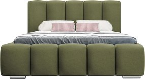 Επενδυμένο κρεβάτι Wizko-Prasino-180 x 200