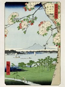 Εκτύπωση τέχνης Hokusai - Massaki And Suijin Grove, Katsushika Hokusai