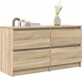 vidaXL Έπιπλο Τηλεόρασης Sonoma Δρυς 100x35x54 εκ. Επεξ. Ξύλο