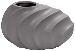 Βάζο Κεραμικό Ασύμμετρο MIG115 25x14x14cm Light Grey Espiel Ceramic