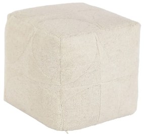 Υποπόδια Home ESPRIT Μπεζ Boho 45 x 45 x 45 cm