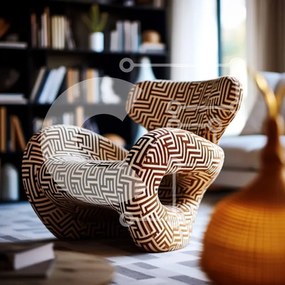 Intra Συλλεκτικό Ξύλινο Παζλ Plywood  4mm - Κομψό και ευρύχωρο σαλόνι με φυσικό φως Σε Ξύλινο Κουτί - Διαστάσεις Puzzle: 10x10 cm – 25 κομμάτια