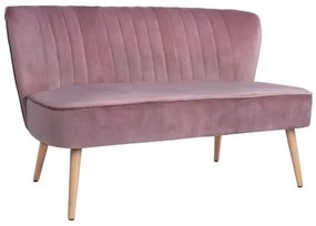 ΚΑΝΑΠΕΣ ANDY 2ΘΕΣΙΟΣ ΣΑΠΙΟ ΜΗΛΟ ΒΕΛΟΥΔΟ HM8401.02 128x70x77Υ εκ.