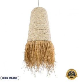 Boho Επιτραπέζιο Φωτιστικό Μονόφωτο 02171 GloboStar 02171 Μπεζ