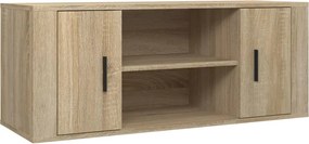 vidaXL Έπιπλο Τηλεόρασης Sonoma Δρυς 100x35x40 εκ. Επεξ. Ξύλο