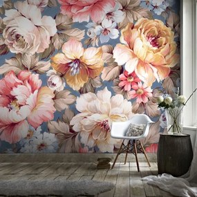 Painterly floral Mural