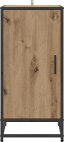vidaXL Πλαϊνό γραφείο Artisan Oak 35,5 x 35 x 76 εκ