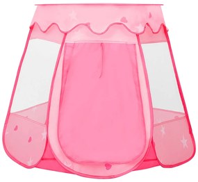 vidaXL Παιδική Σκηνή Ροζ 102x102x82 εκ. με 250 Μπάλες