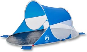 vidaXL Σκηνή Παραλίας Pop Up Μπλε Αζούρ Αδιάβροχη