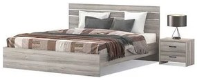 Savvidis Furniture  Κρεβάτι N1 για στρώμα 110x190 Σταχτί BEST-890032