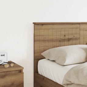 vidaXL Κεφαλάρι με κεφαλάρι Artisan Oak 135 cm Επεξεργασμένο ξύλο