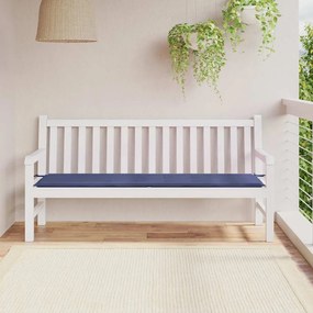 vidaXL αξιλάρι Πάγκου Κήπου Ναυτικό Μπλε 180x50x4 εκ. Ύφασμα Oxford