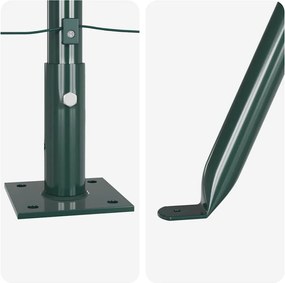 vidaXL Στύλος Περιφράξεων 26 pcs Γκρι 3,2 x 3,2 x 130 εκ