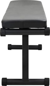 vidaXL Πάγκος Βαρών Μαύρο 108 x 27 x 41 εκ.
