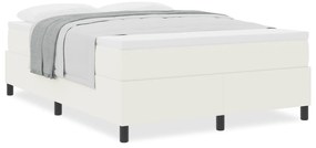 vidaXL Κρεβάτι με Στρώμα, Κρεμ, 160 x 200 εκ, Υφασμάτινο Βελουτέ