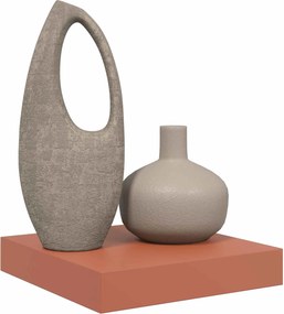 vidaXL Ράφι Τοίχου Επιτοίχιο Κόκκινο 23 x 23,5 x 3,8 cm