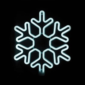 Φωτοσωλήνας με σχέδιο Snowflake LED-Cool White