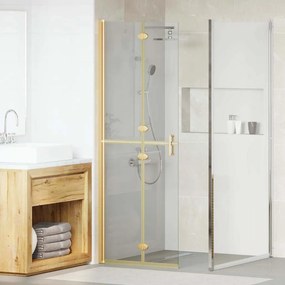 vidaXL Τοίχος Walk-In Ντους Χρυσό 70 x 6,5 x 190 εκ.
