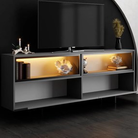 Έπιπλο Τηλεόρασης Ανθρακί CUZEDE 180x32x67