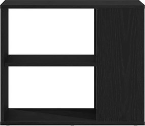 vidaXL Πλαϊνό γραφείο Μαύρη Οξυά 60 x 30 x 50 εκ. Επεξεργασμένο ξύλο