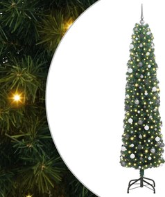 vidaXL Τεχνητό Χριστουγεννιάτικο Δέντρο με 300 LED Πράσινο 240 cm