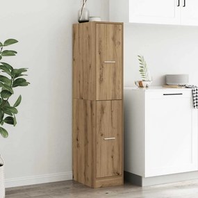 vidaXL Ντουλάπι Φαρμακείου Χειροποίητο Δρυς 30x41x144,5 εκ. από Τεχνητό Ξύλο