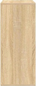 vidaXL Βιβλιοθήκη Χρώμα Sonoma Δρυς 60x30x71,5 εκ. από Μοριοσανίδα