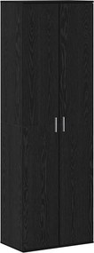 vidaXL Highboard 60 x 35 x 180 εκατοστά Επεξεργασμένο Ξύλο Μαύρη δρυς