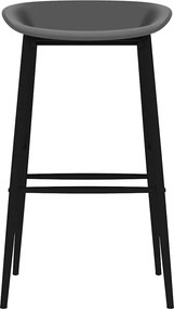 vidaXL Καρέκλες Μπαρ 4 τεμ. Γκρι