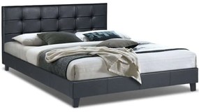 Κρεβάτι Για Στρώμα 160x200cm Sissy 0224246 212,5x166x90cm Black Διπλό