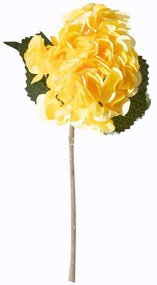 Τεχνητό Λουλούδι Ορτανσία 1951-7 20x47cm Orange Supergreens Πολυαιθυλένιο